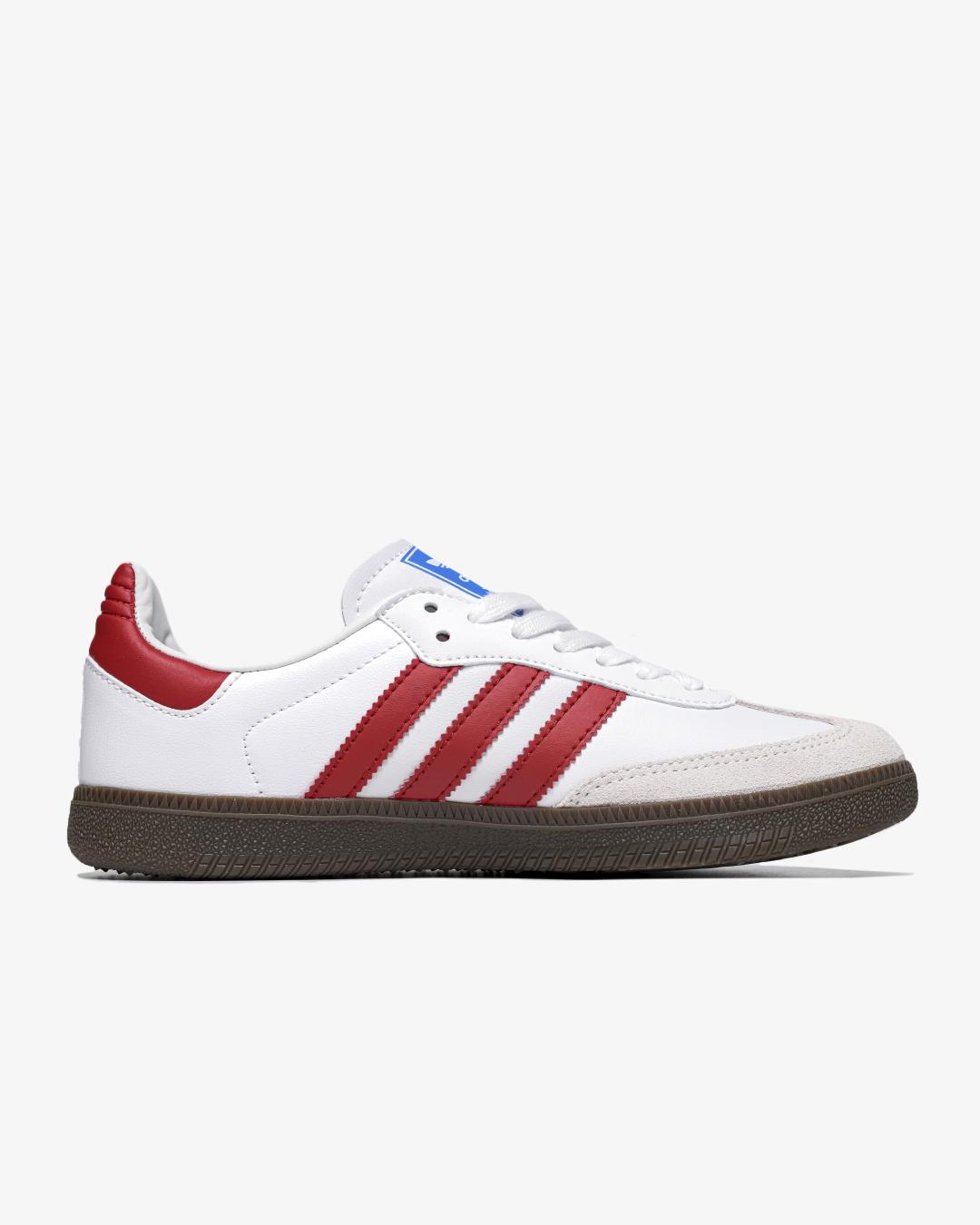Adidas Samba OG White Scarlet'