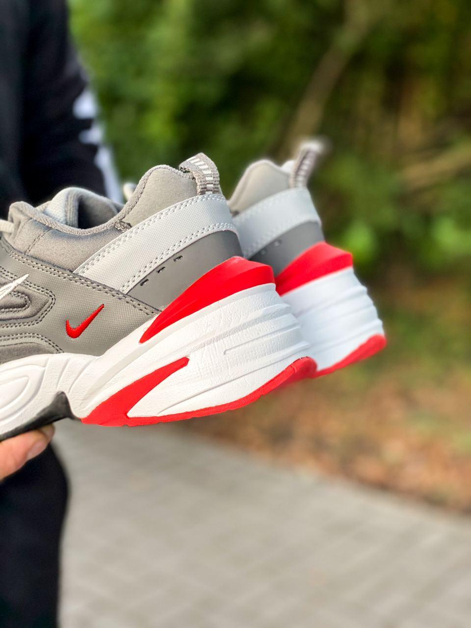 Nike M2K Tekno Grey Red