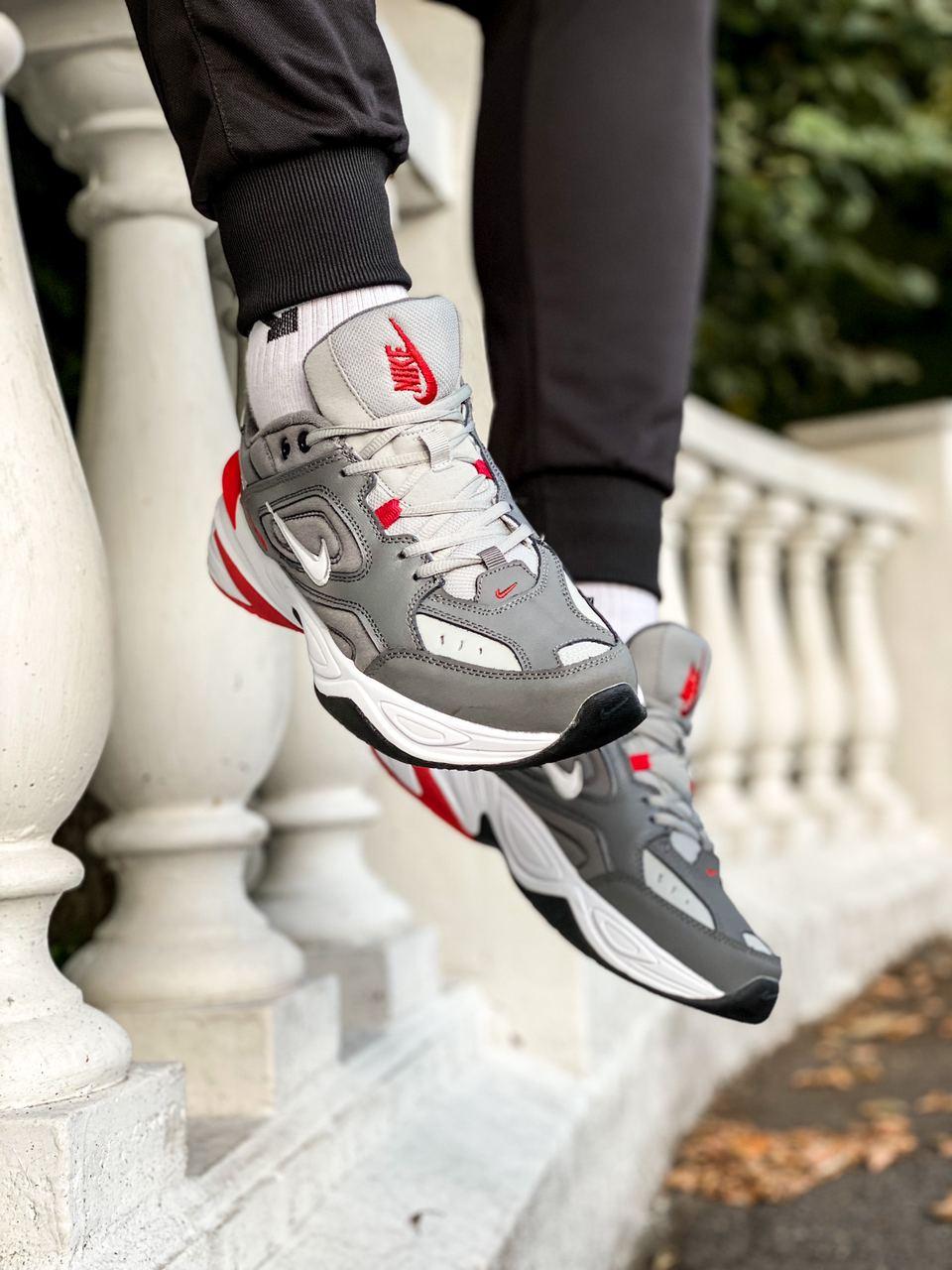 Nike M2K Tekno Grey Red