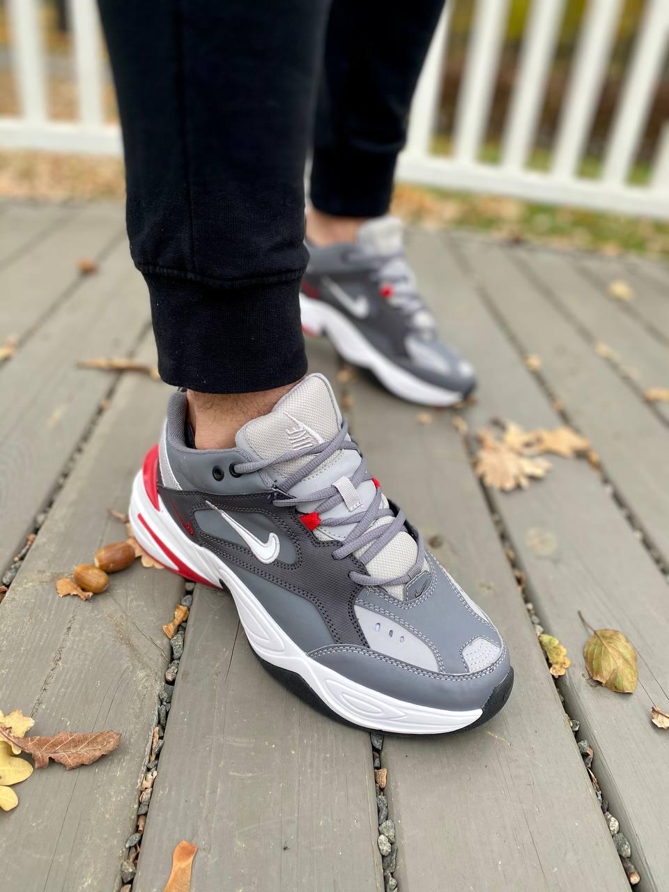 Nike M2K Tekno Grey Red White