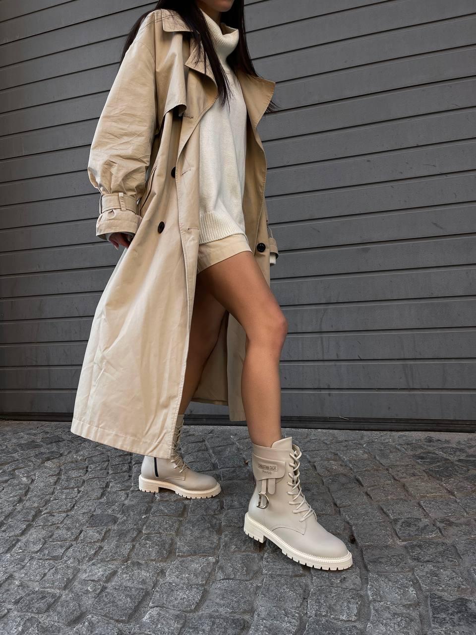 Dior Boots Fur Beige