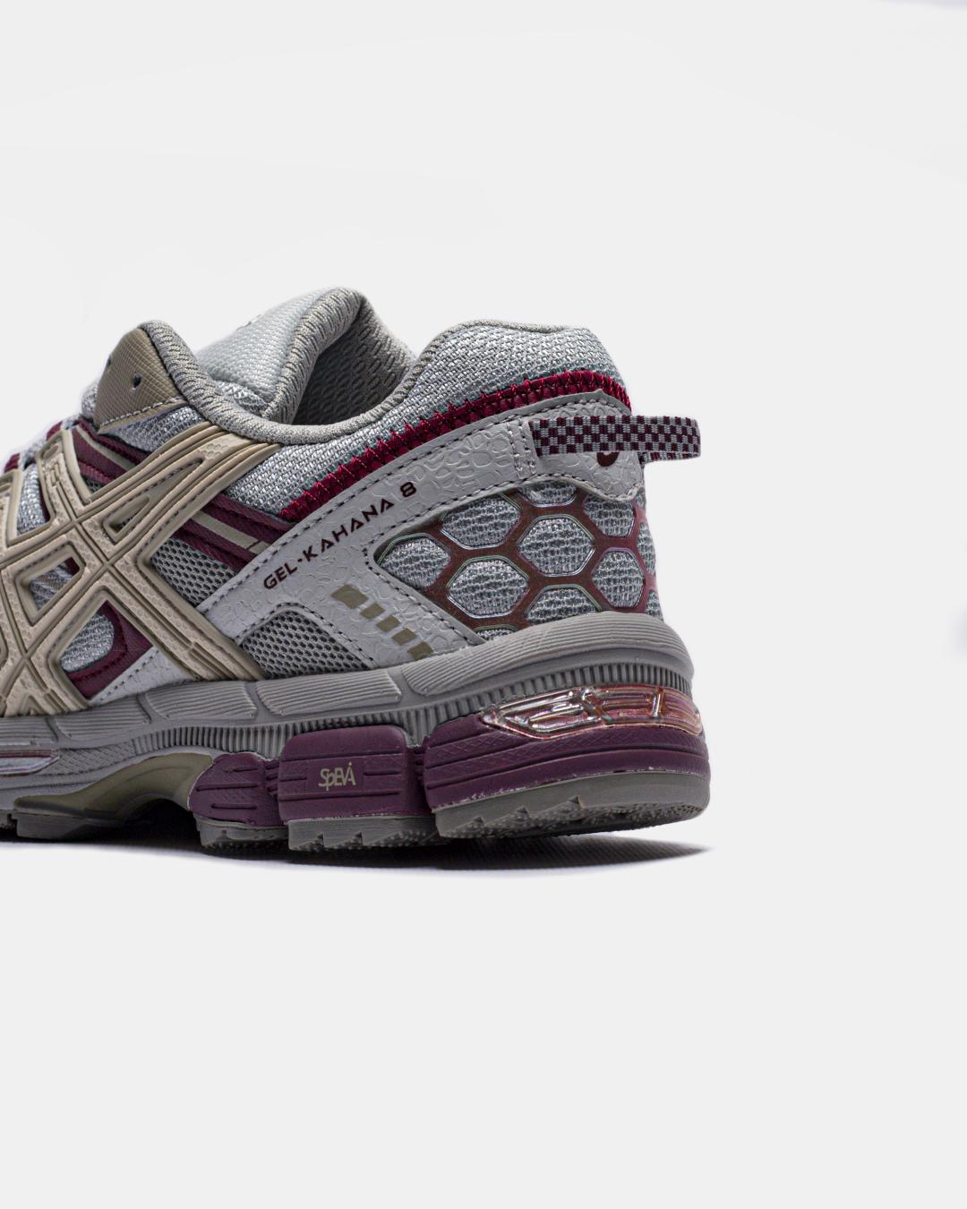 ASICS Gel-Kahana 8 Grey/Red Trail Running