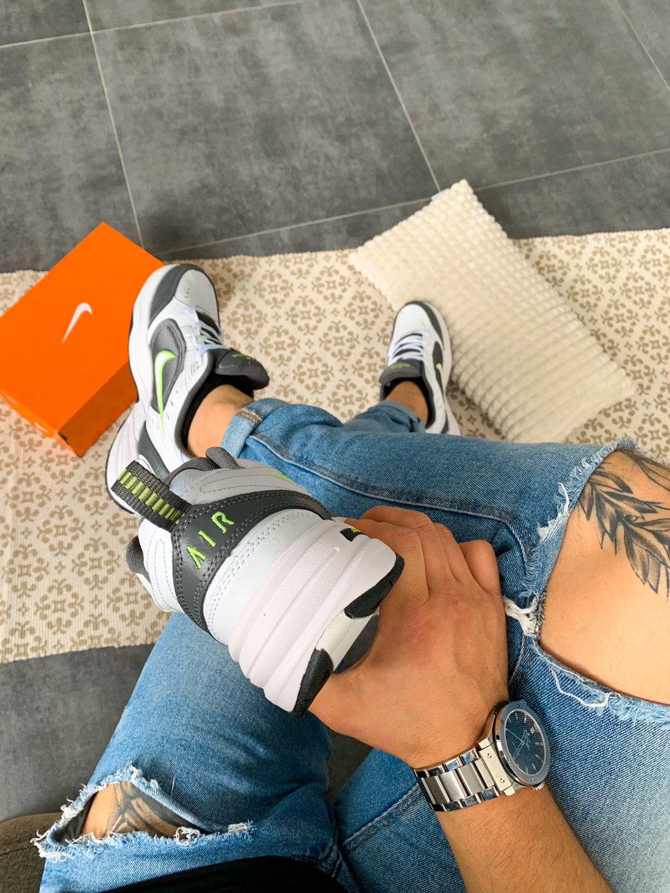 Nike Air Monarch White Green