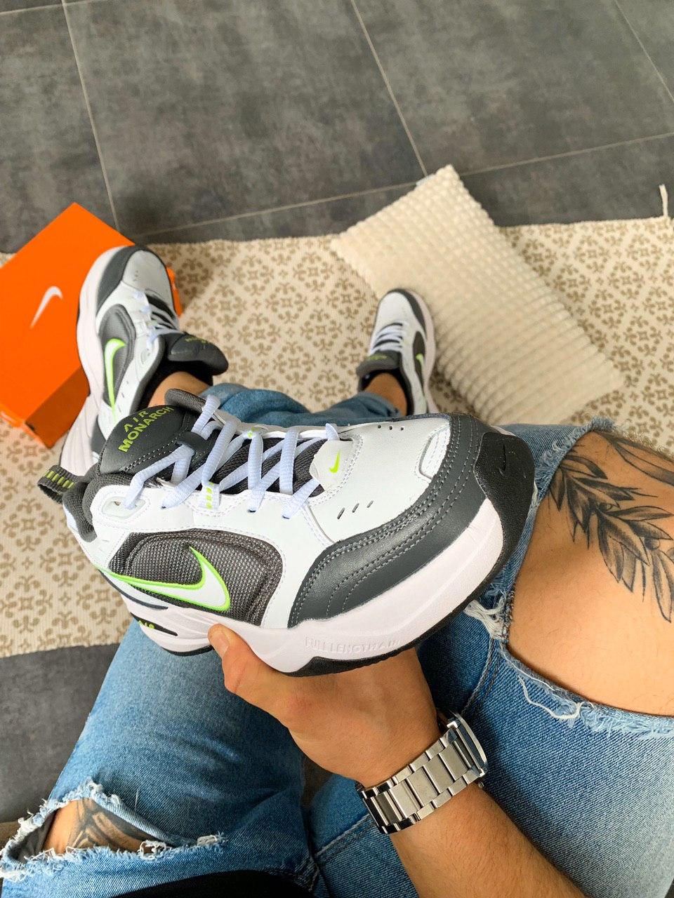 Nike Air Monarch White Green