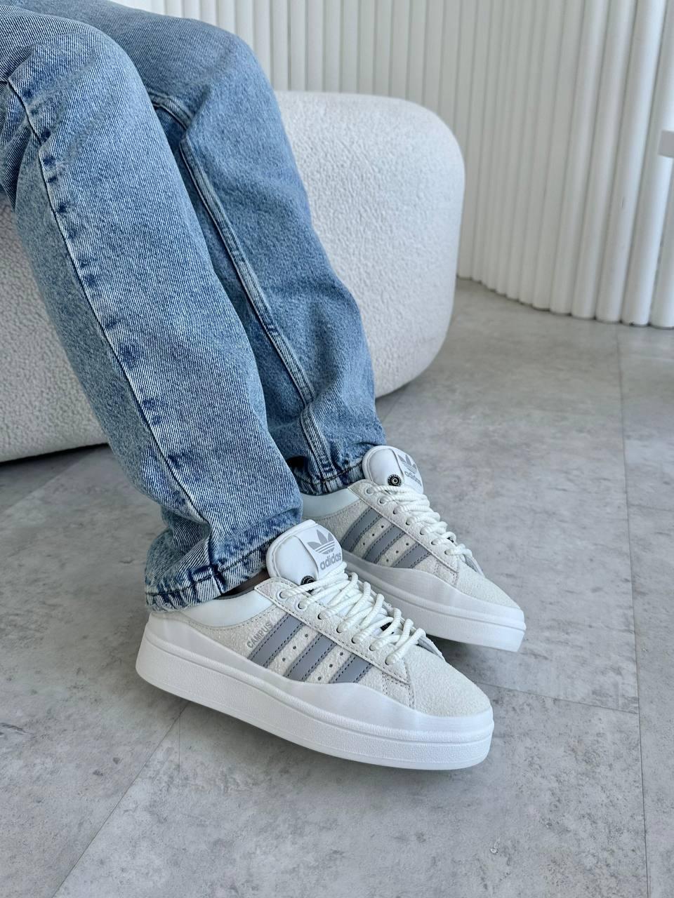 Adidas Campus x Bad Banny White Grey