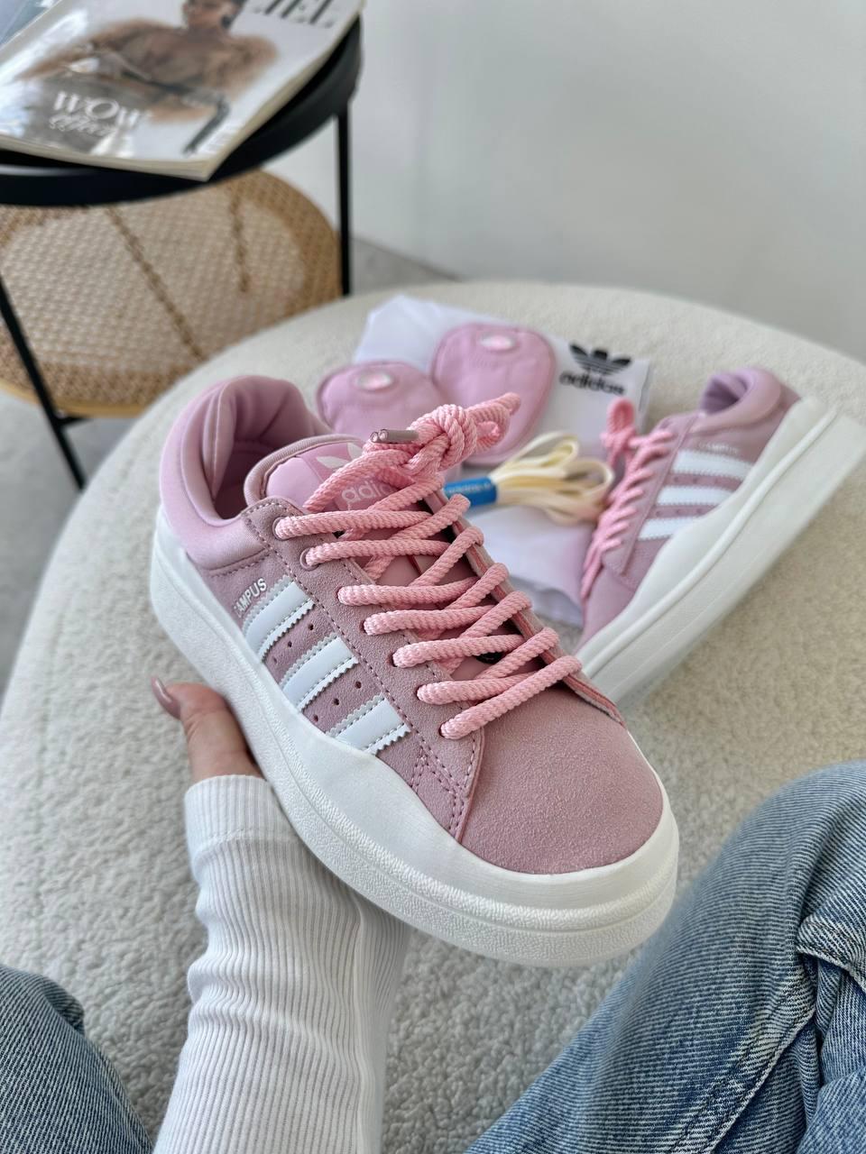 Adidas Campus x Bad Bunny Pink White