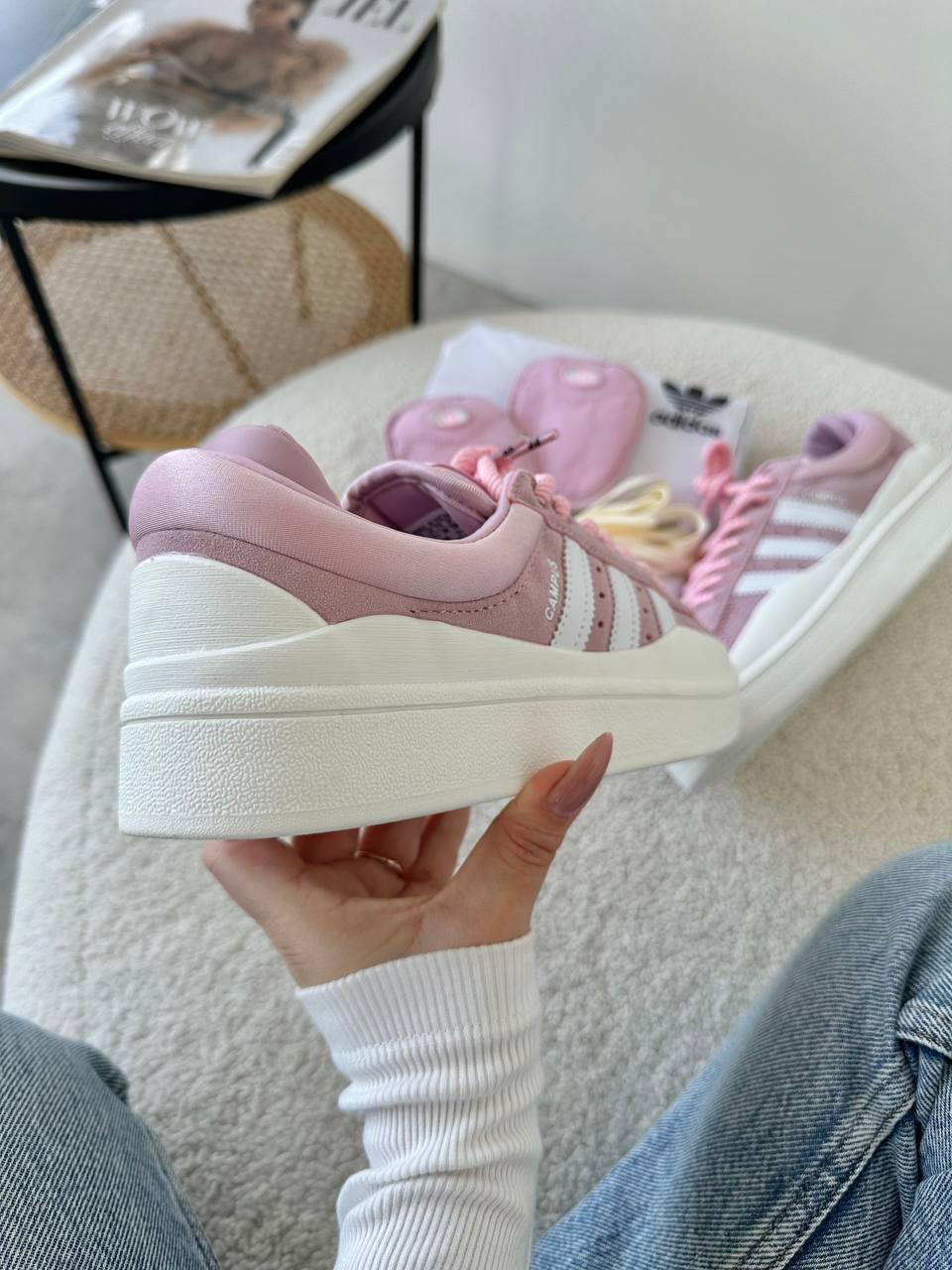 Adidas Campus x Bad Bunny Pink White