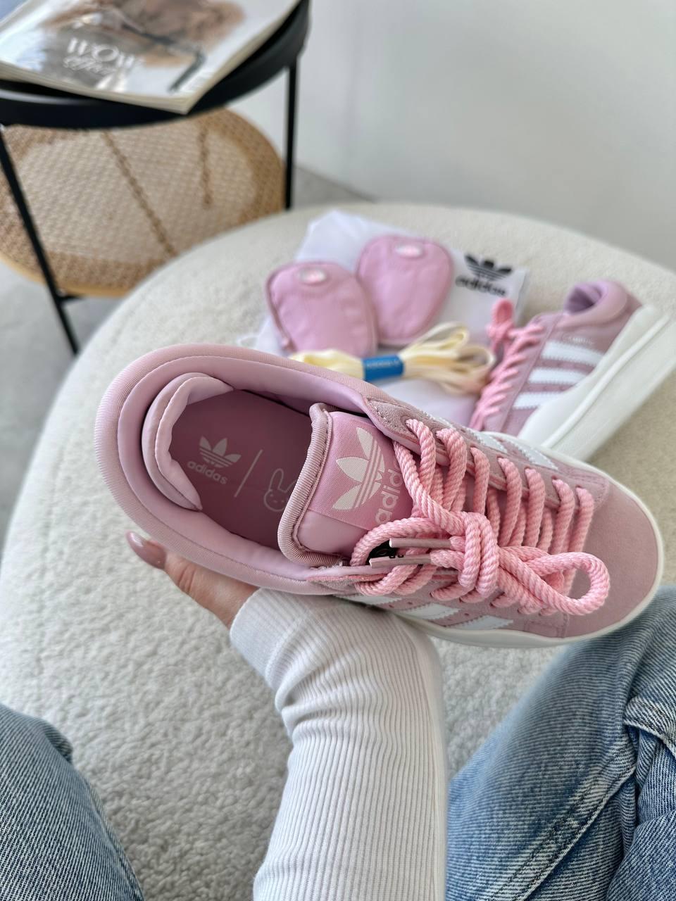 Adidas Campus x Bad Bunny Pink White