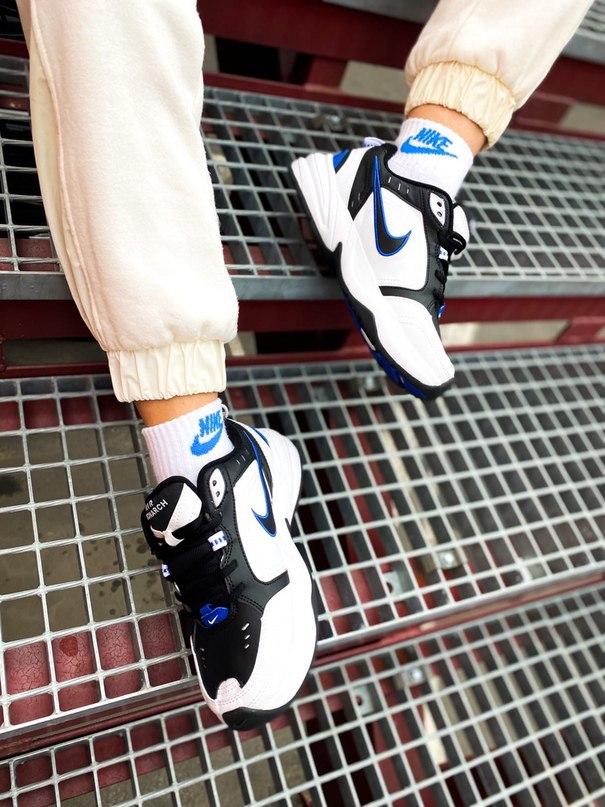 Nike Air Monarch White Blue