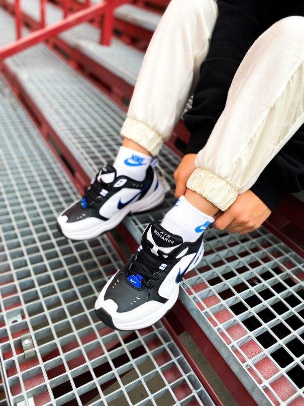 Nike Air Monarch White Blue