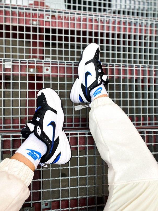 Nike Air Monarch White Blue