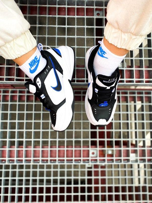 Nike Air Monarch White Blue