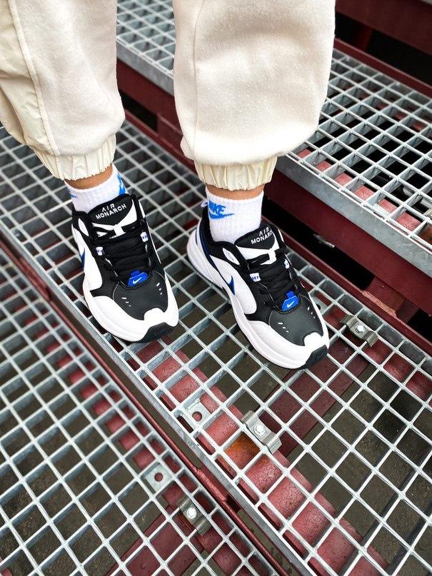 Nike Air Monarch White Blue