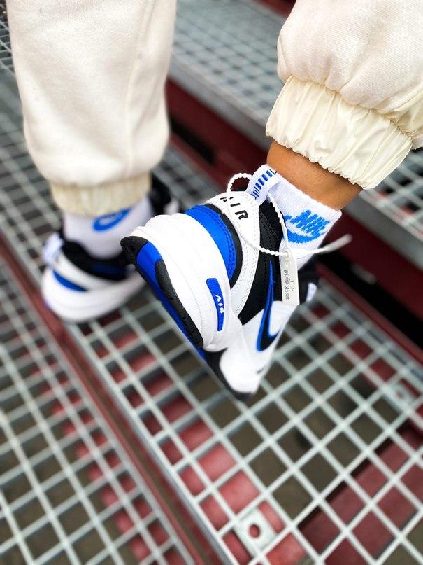 Nike Air Monarch White Blue