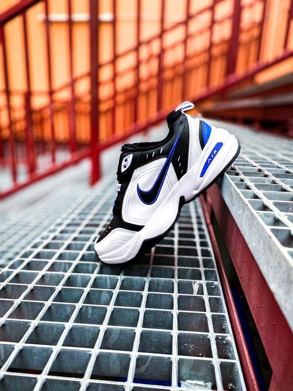 Nike Air Monarch White Blue