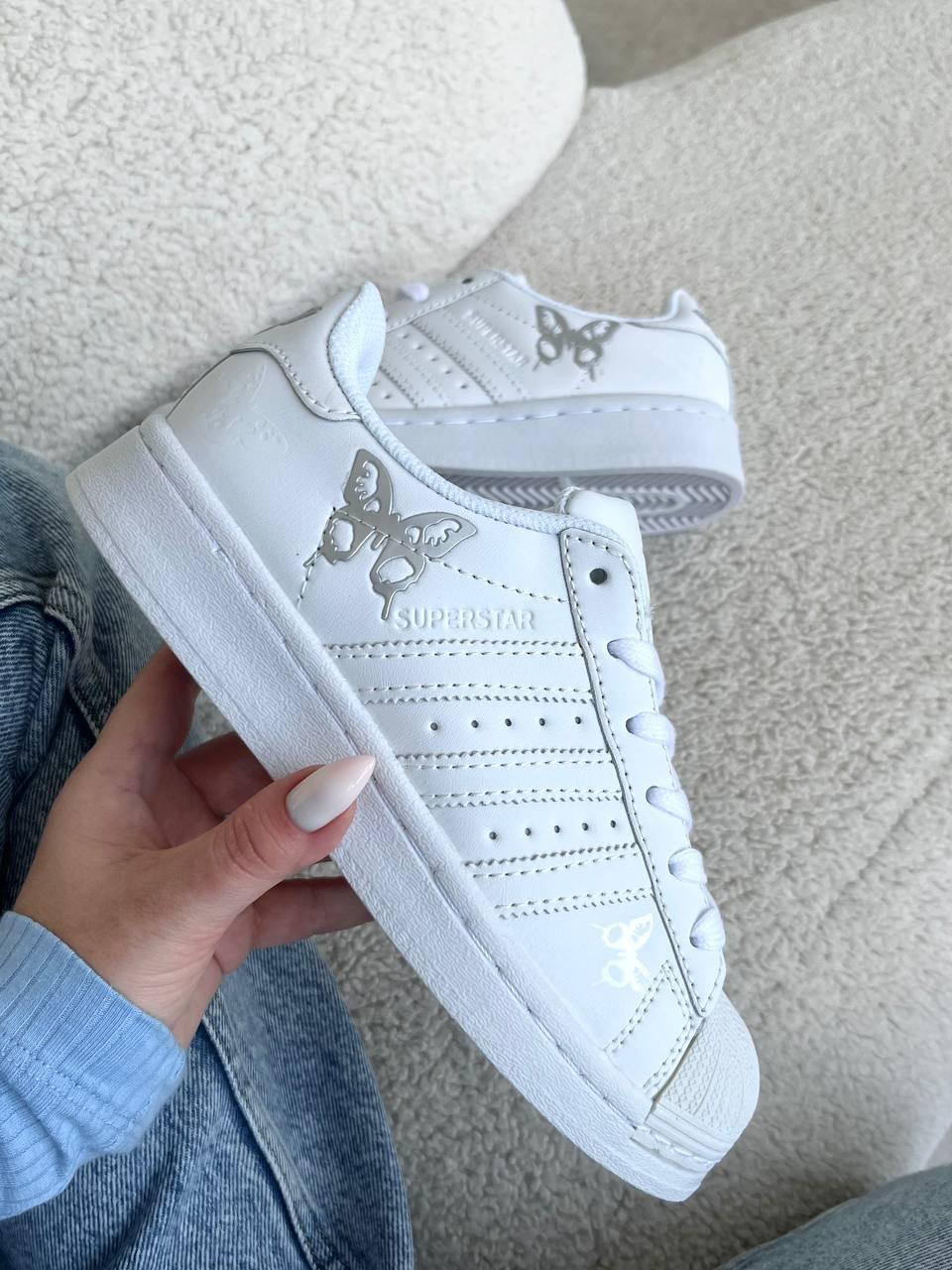 Adidas Superstar fly White Silver