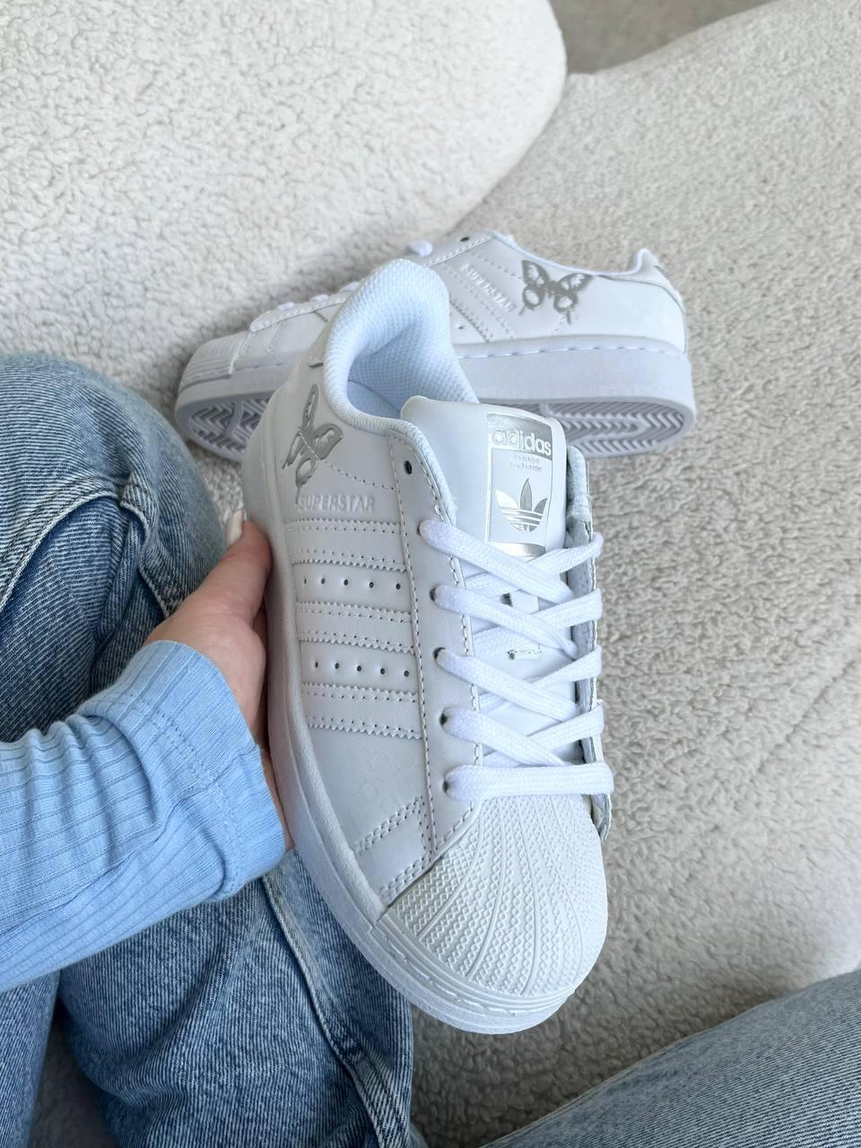 Adidas Superstar fly White Silver