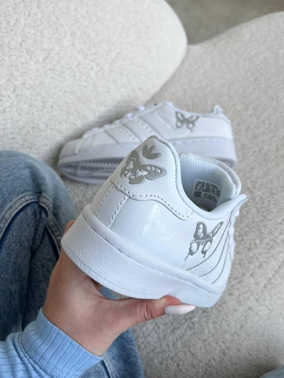 Adidas Superstar fly White Silver