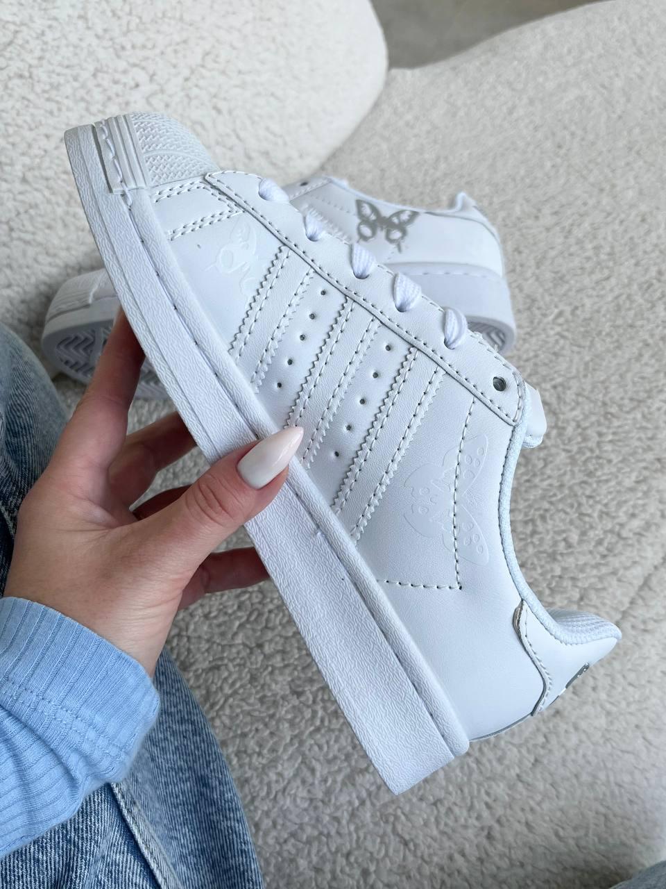 Adidas Superstar fly White Silver