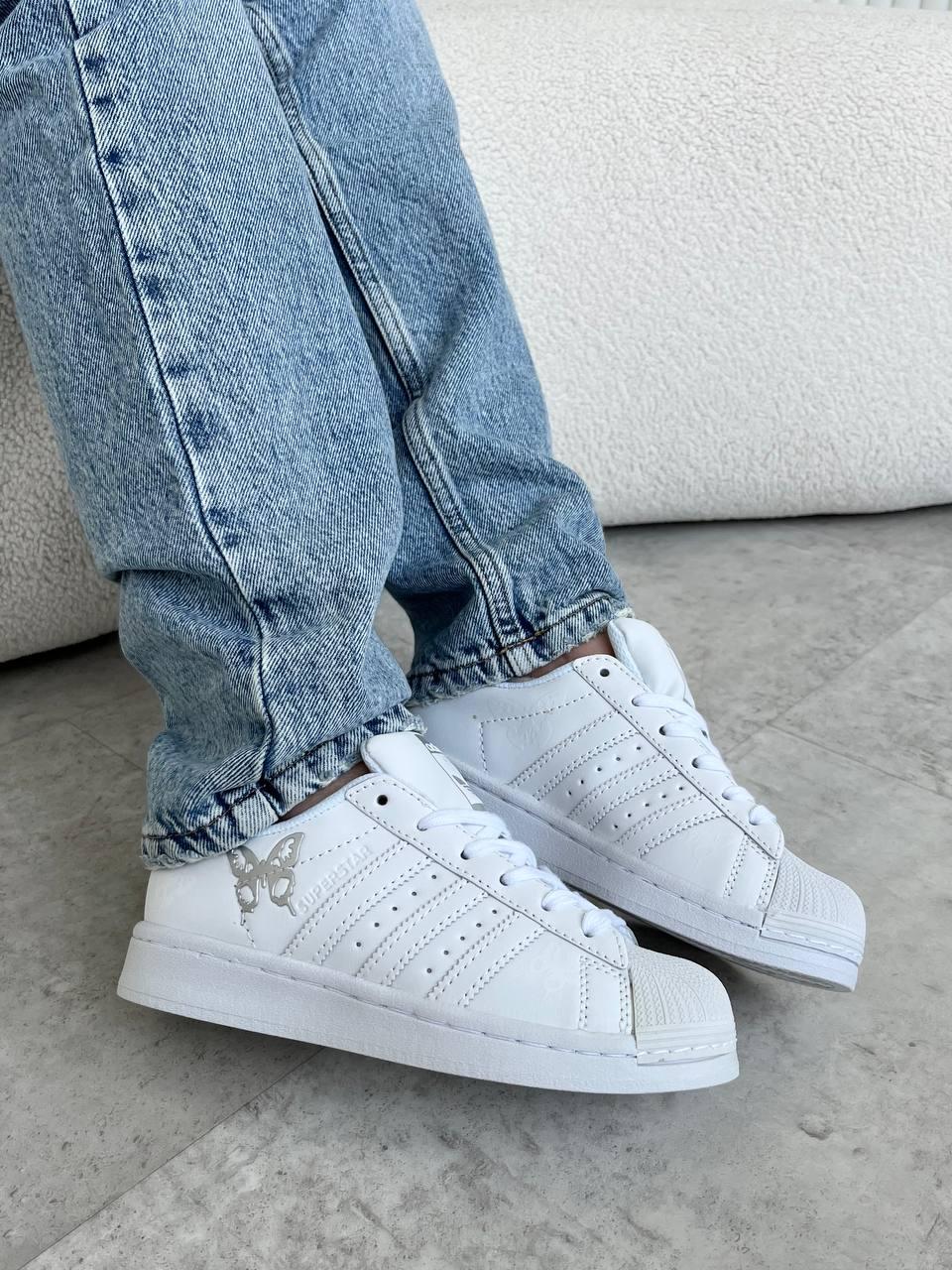 Adidas Superstar fly White Silver