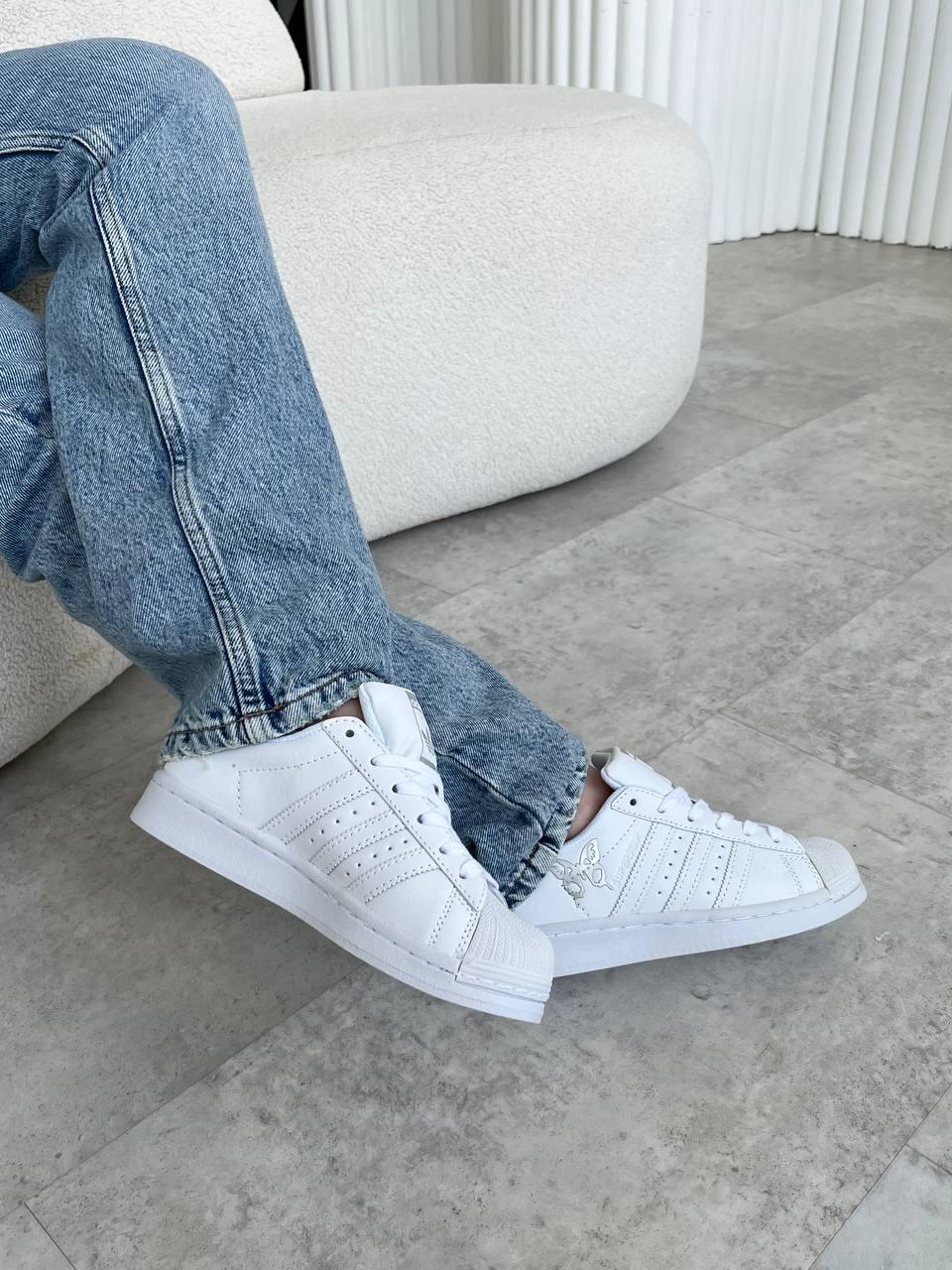 Adidas Superstar fly White Silver