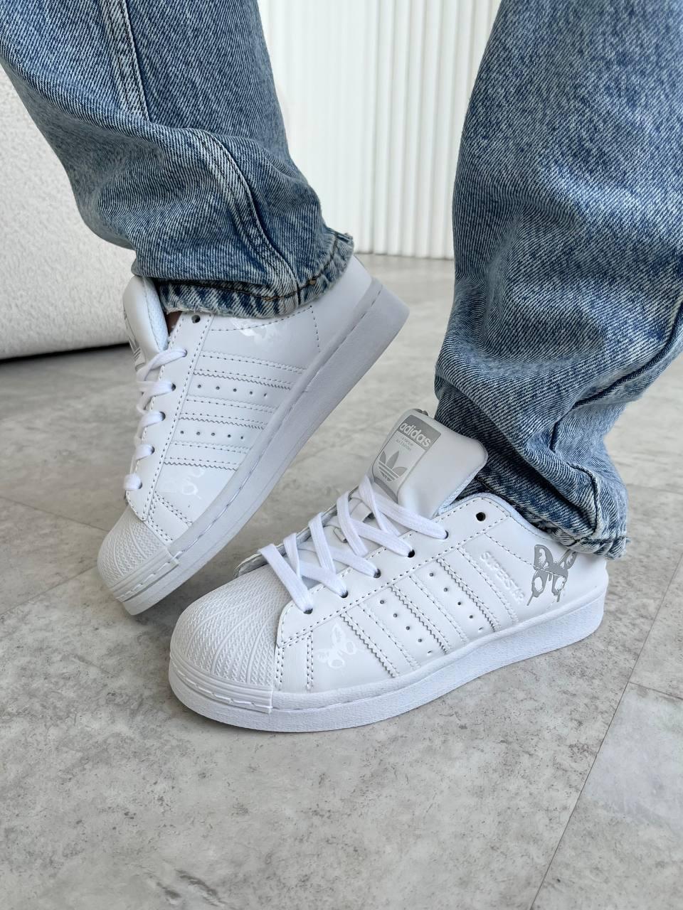 Adidas Superstar fly White Silver