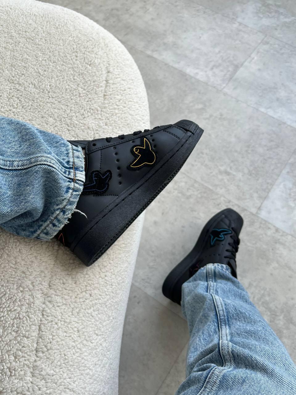 Adidas Superstar Black Ghost