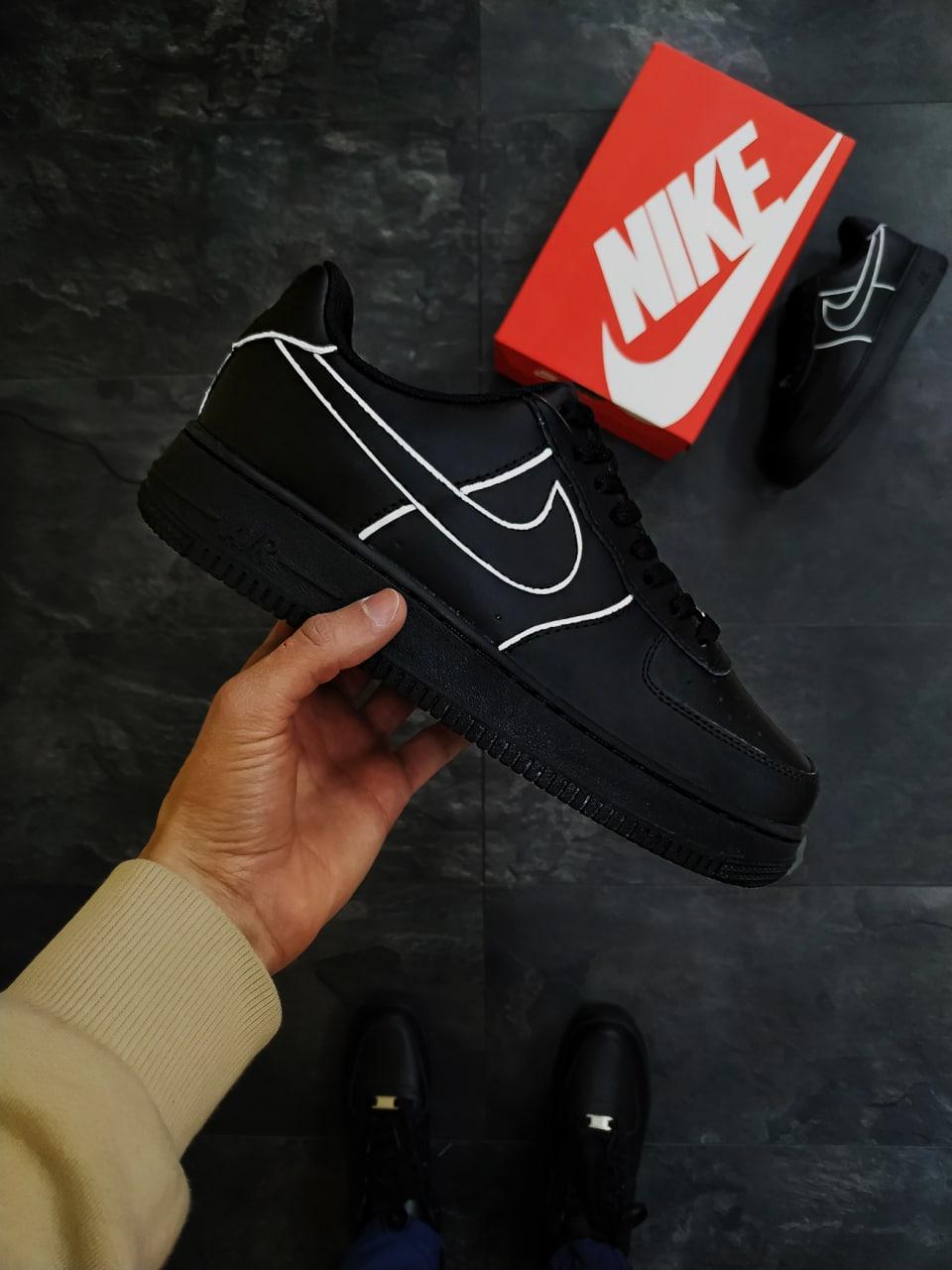 Nike Air Force 1 Black White 12