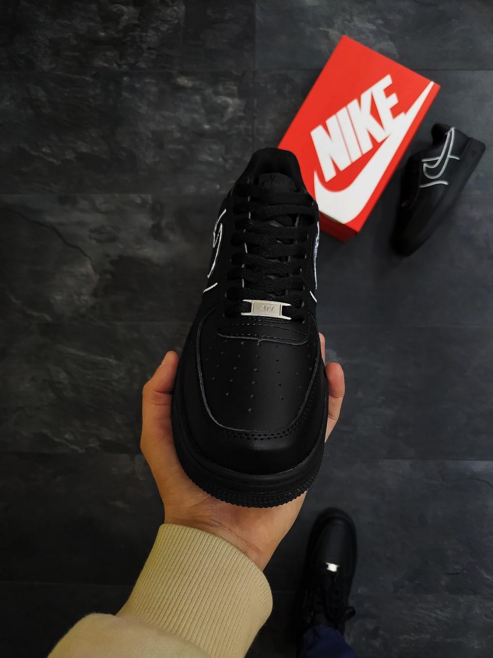 Nike Air Force 1 Black White 12