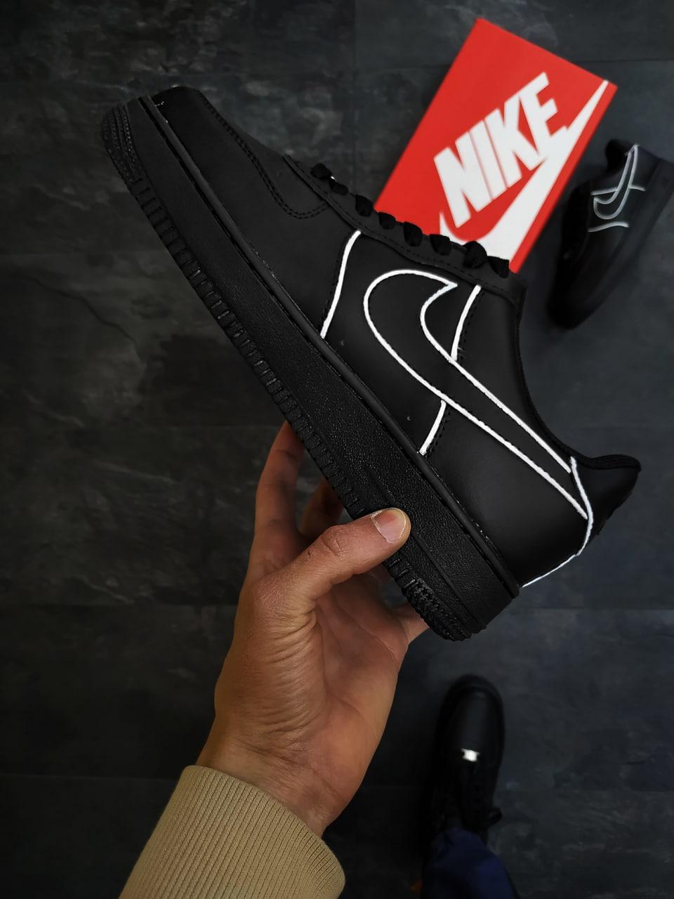 Nike Air Force 1 Black White 12