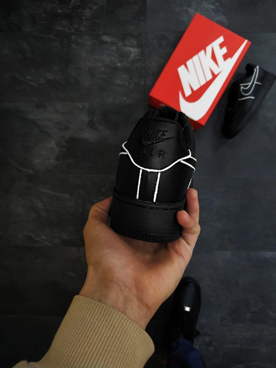 Nike Air Force 1 Black White 12