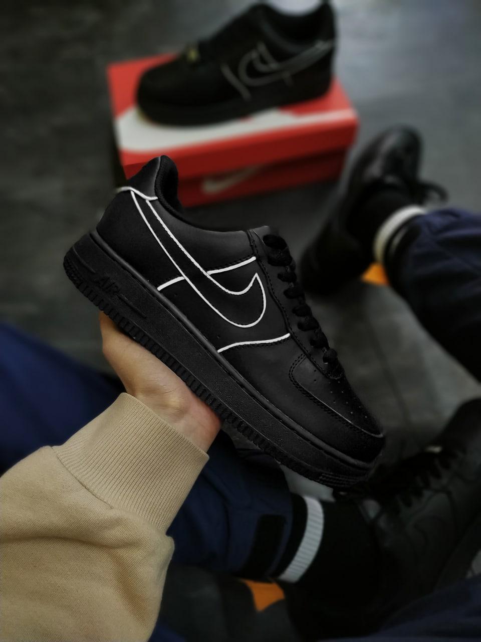 Nike Air Force 1 Black White 12
