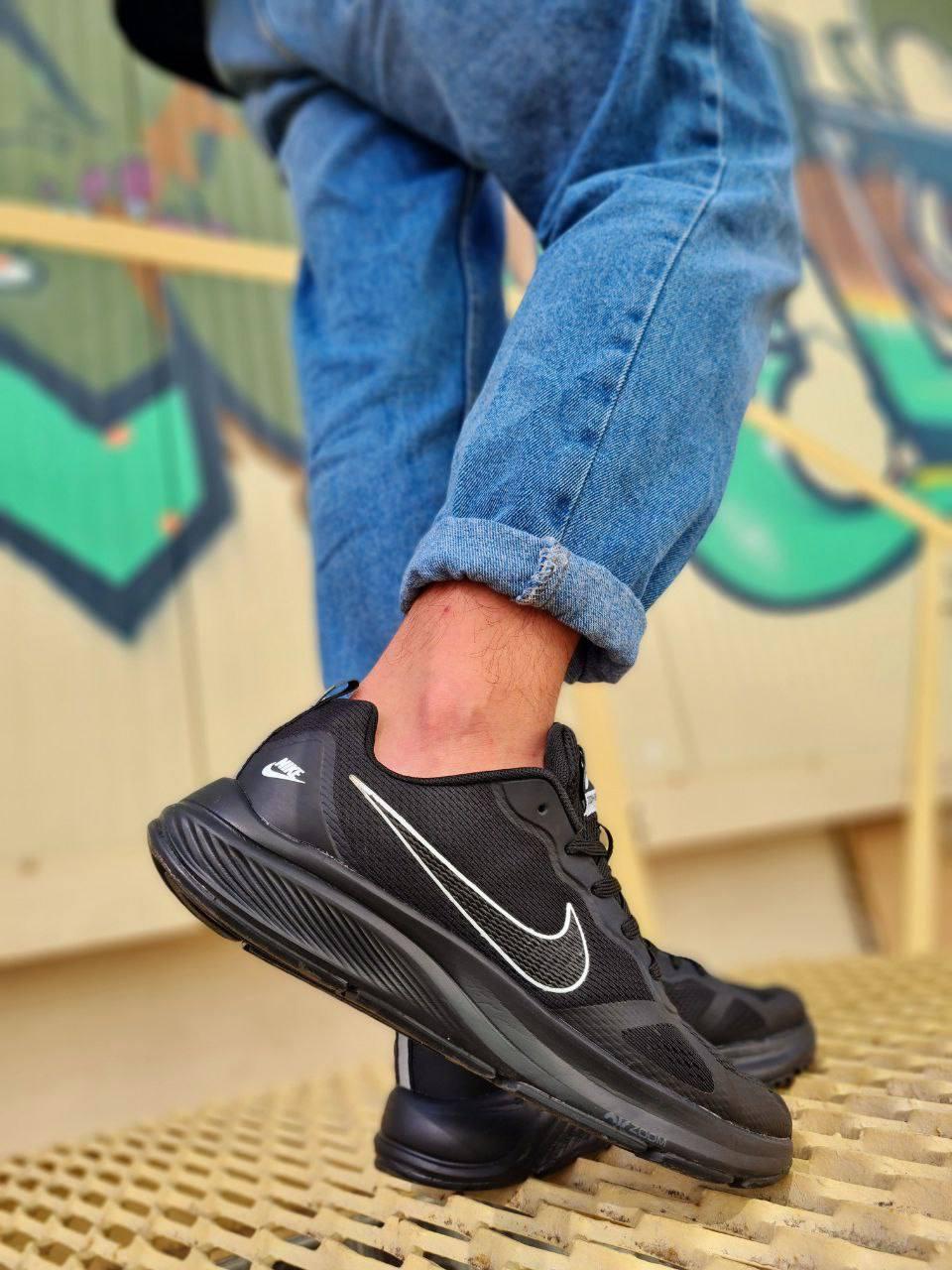 Nike Zoom Pegasus Black White Logo