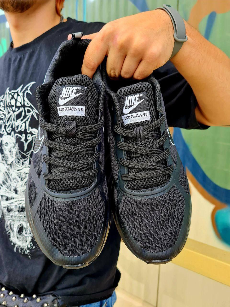 Nike Zoom Pegasus Black White Logo