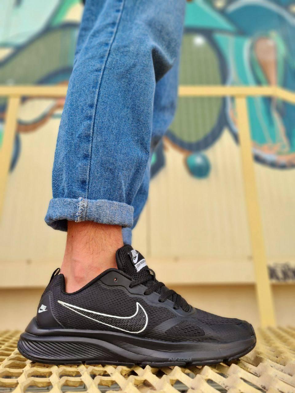 Nike Zoom Pegasus Black White Logo