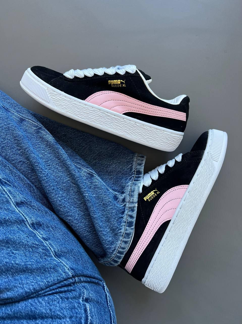 Puma Suede XL Pink Black