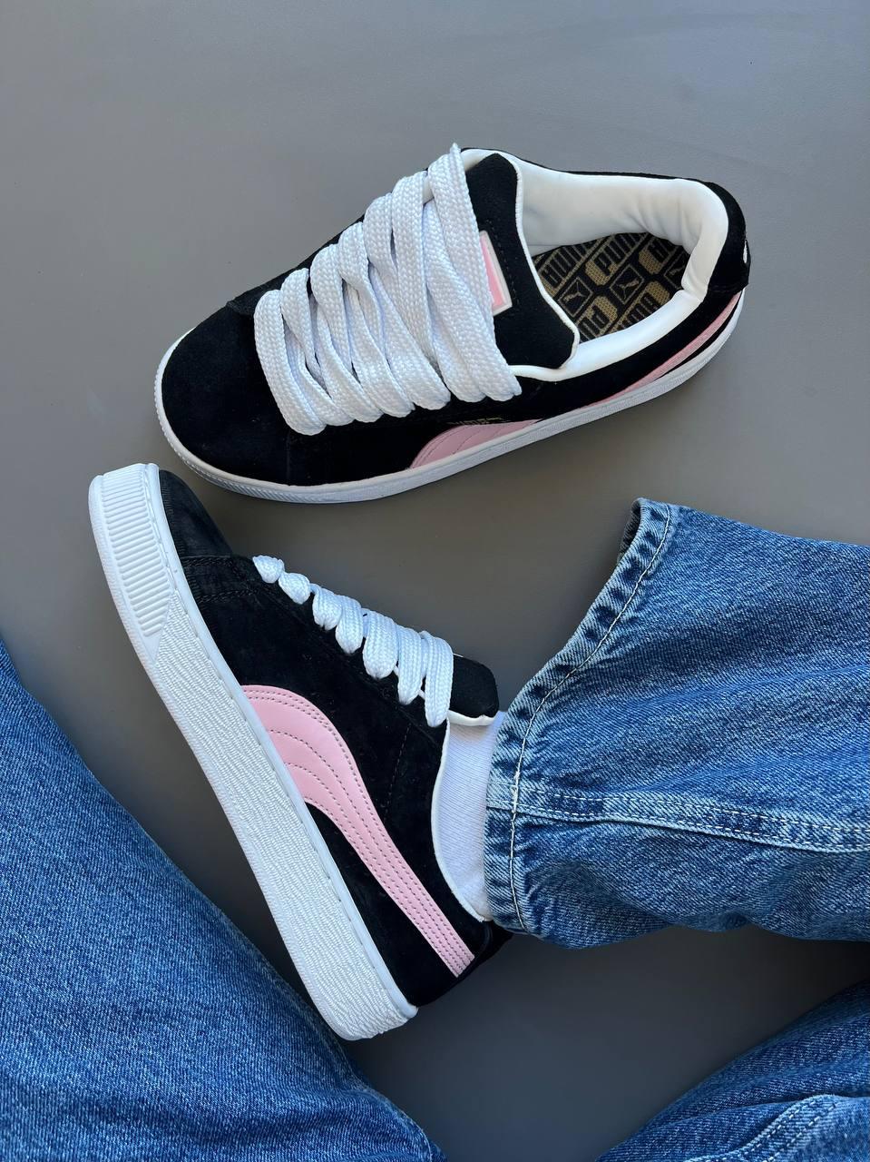 Puma Suede XL Pink Black