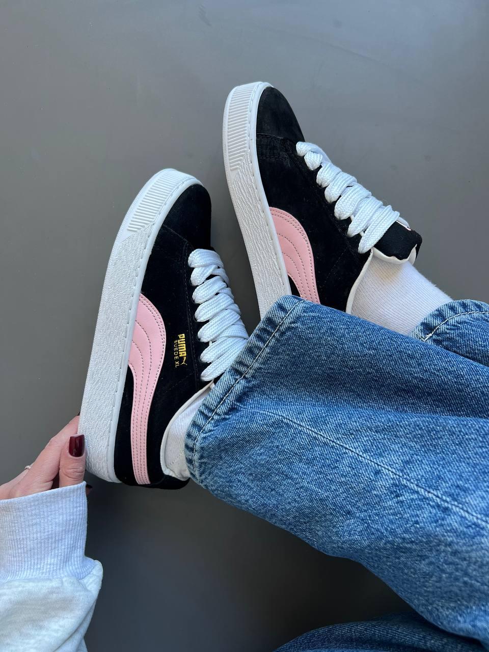 Puma Suede XL Pink Black
