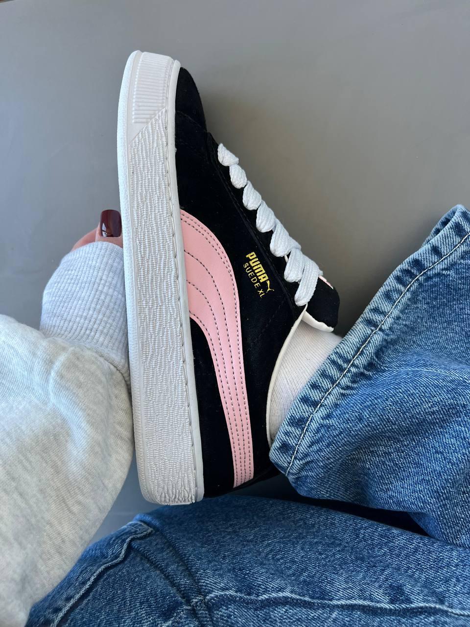 Puma Suede XL Pink Black