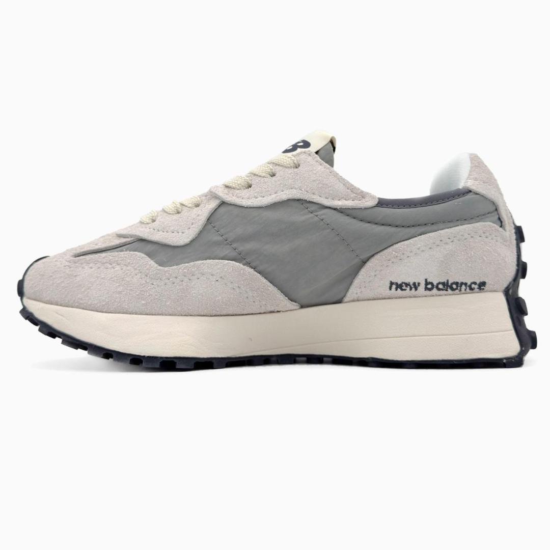 New Balance 327 Grey Logo