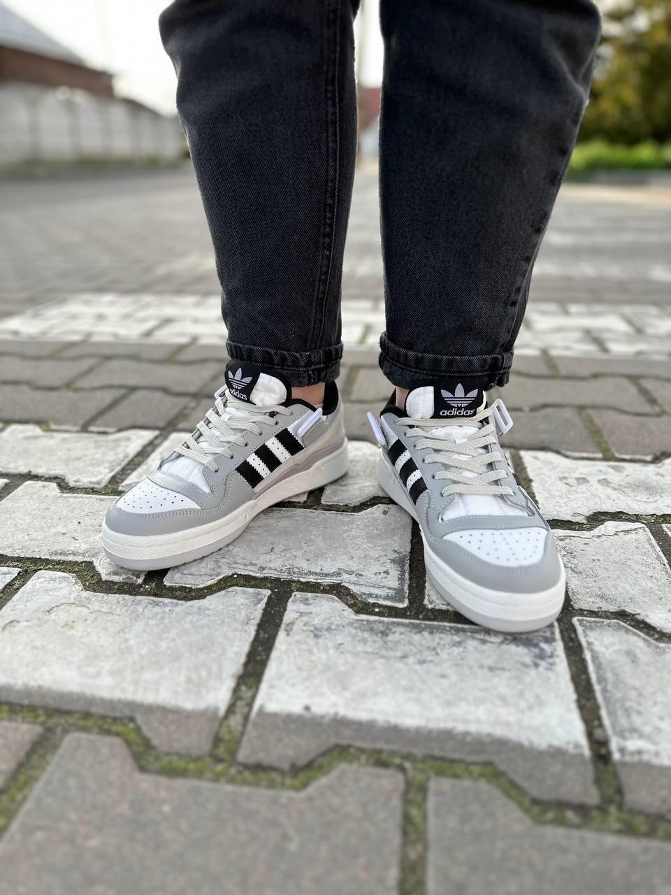Adidas Forum Grey White Black