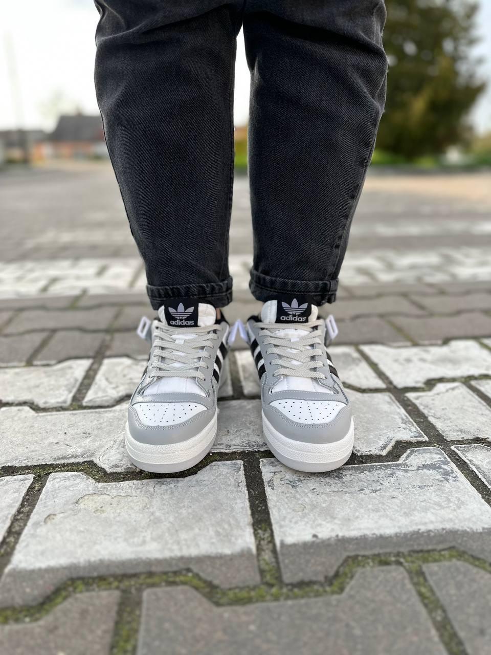 Adidas Forum Grey White Black