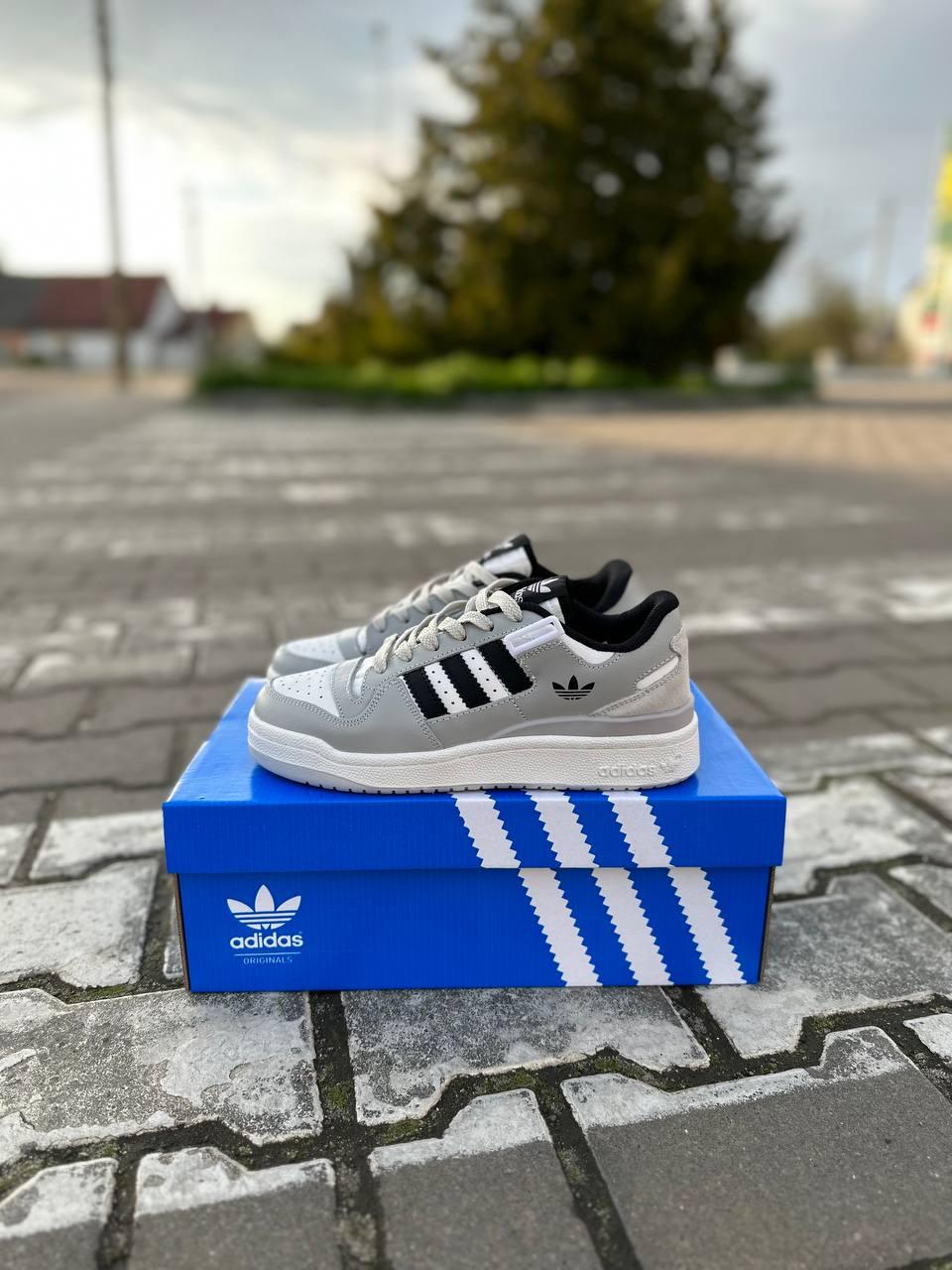 Adidas Forum Grey White Black