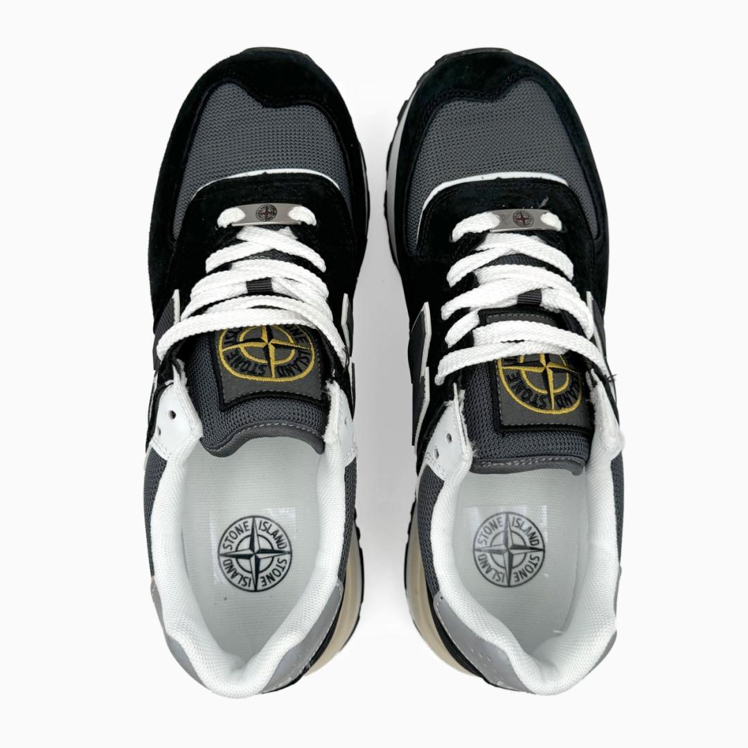 New Balance 574 Legacy Stone Island Black White