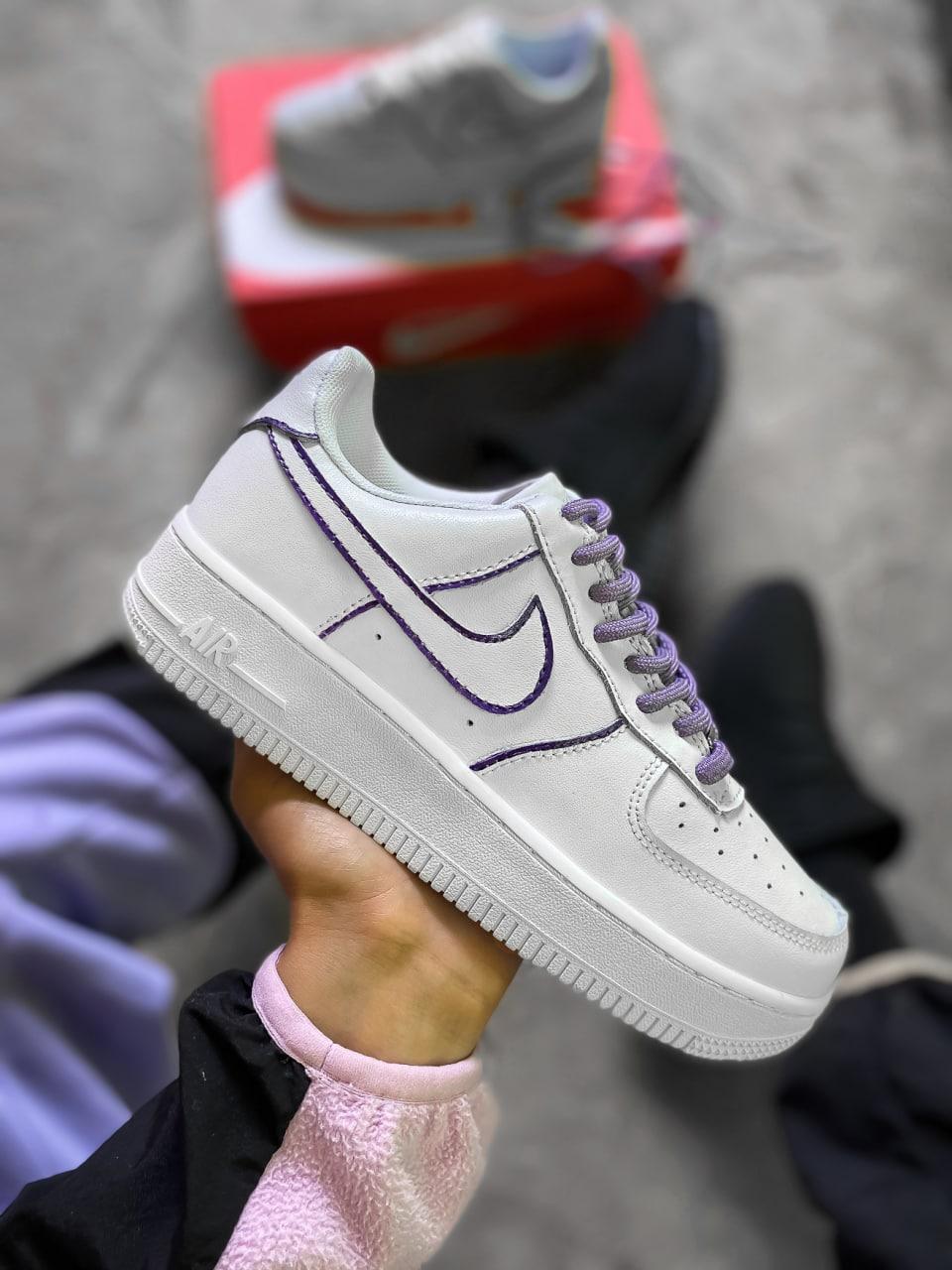 Nike Air Force 1 Low Reflective White Violet