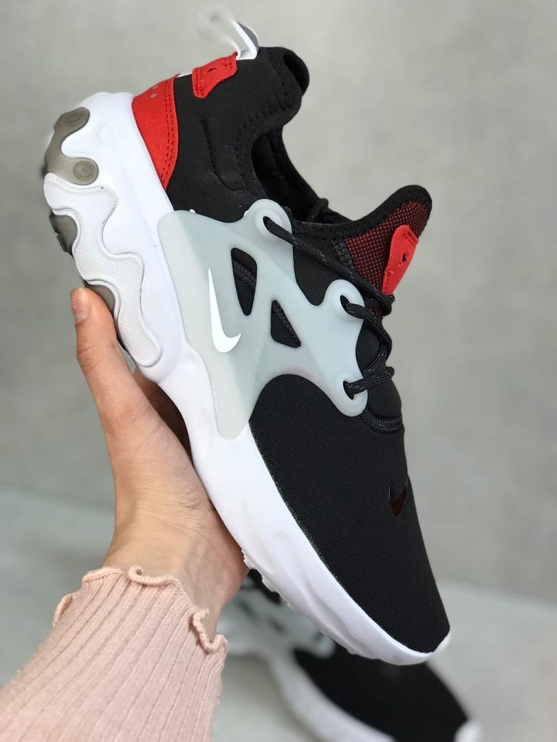 Nike Air Presto React Black Red White