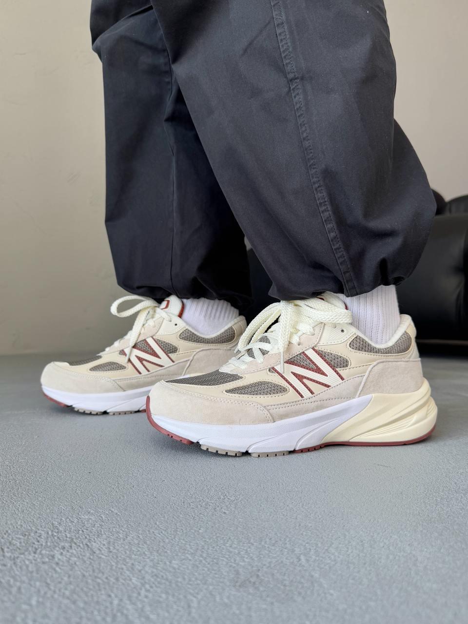 New Balane 990v6 x Loro Piana Beige Bordo
