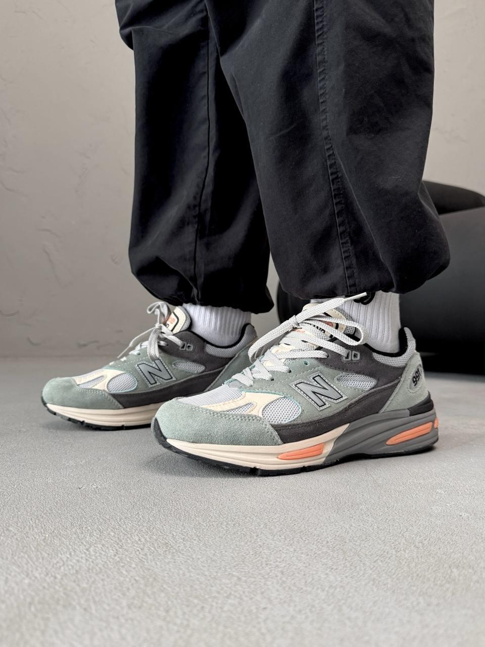 New Balance 991 Mint Grey Beige