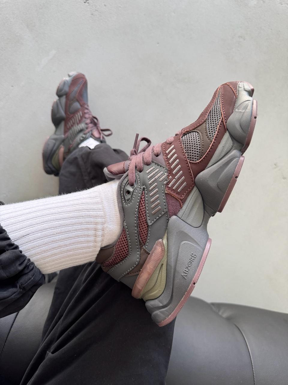 New Balance 9060 Brown Bordo Leather