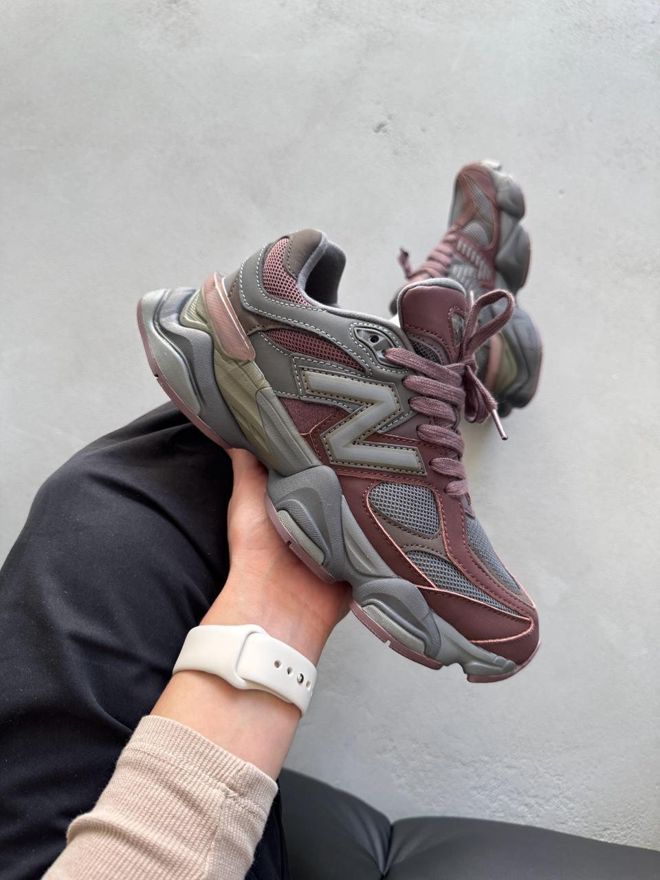 New Balance 9060 Brown Bordo Leather